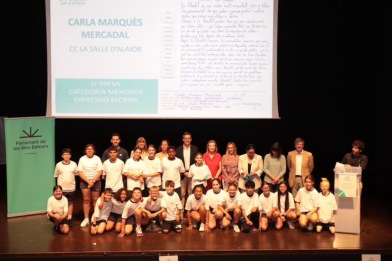 Carla Marquès premiada al concurs del Parlament